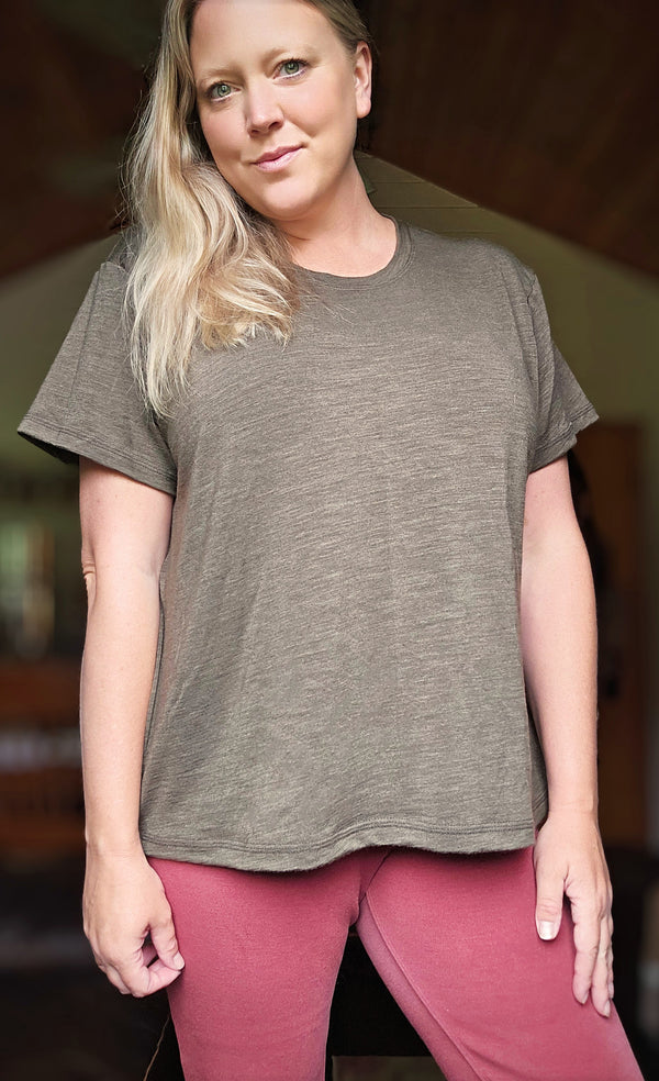 The Boyfriend-Girlfriend tee (sleeve, length, hood options)