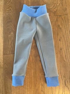 Extended Fit 3/4: Cuffed Pants +1" inseam in oxford pigeon + french bleu