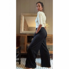 Maillot mérinos personnalisé : Pantalon palazzo adulte/Capri/Short
