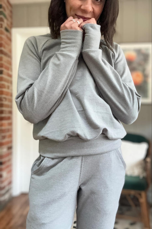 Maillot mérinos personnalisé : Jogging pour adulte coupe décontractée