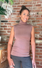 Merino Jersey: Adult Modern Turtleneck (many customizations available)