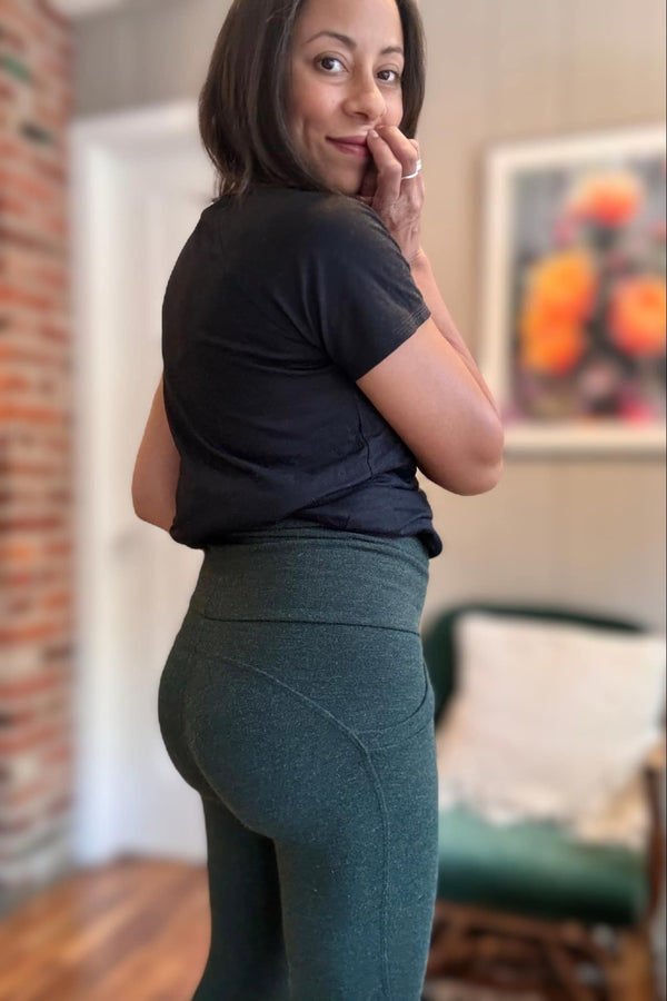 Maillot mérinos personnalisé : Leggings de poche sportifs pour adultes (option courte/capri/pleine longueur)