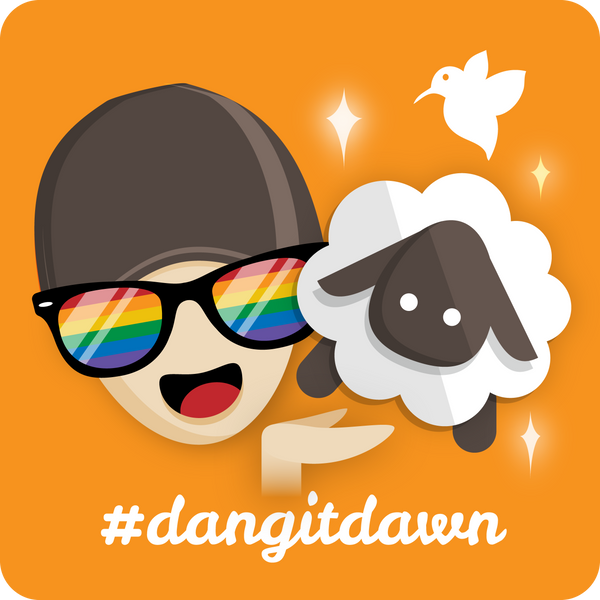 #dangitdawn magnet