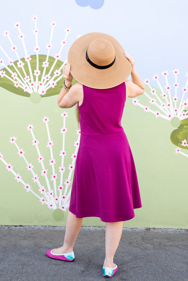 Maillot mérinos personnalisé : robe ajustée et évasée pour adulte (options d'encolure, de manches et de longueur)