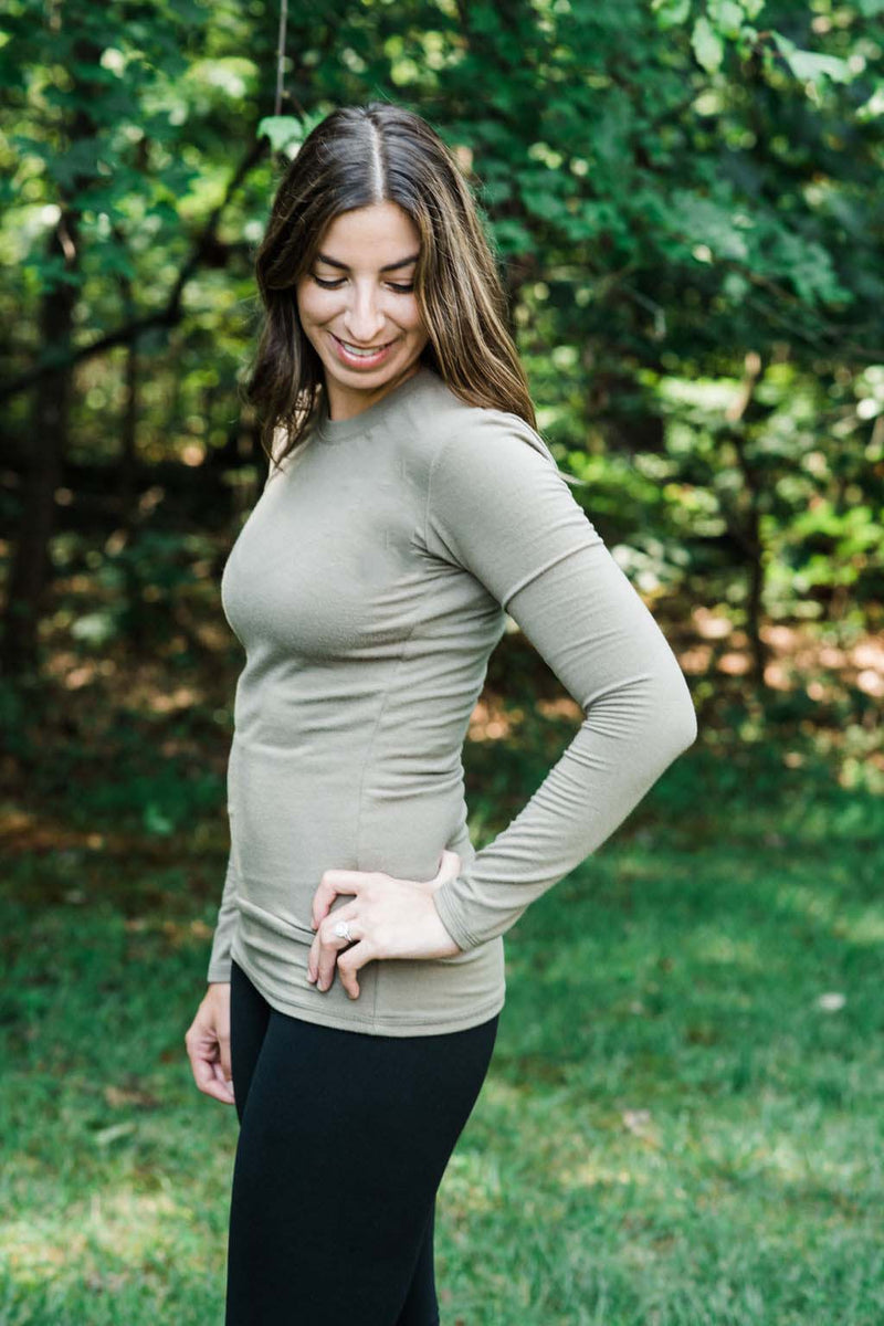 Custom Merino: CURVY Base Layer T-Shirt für Erwachsene
