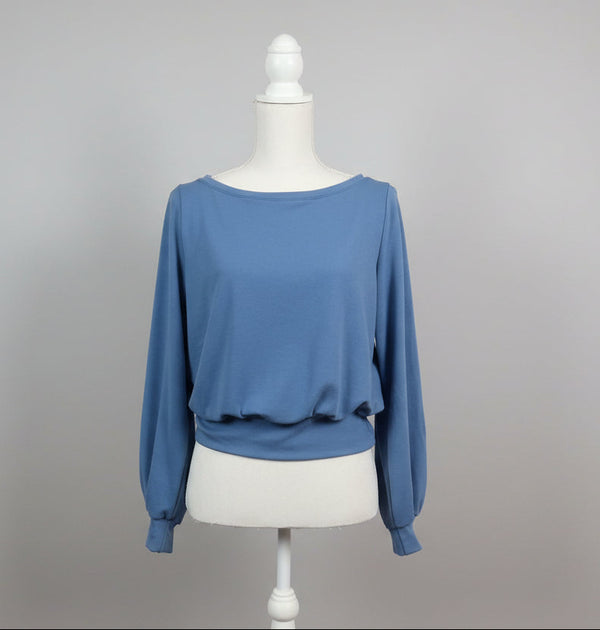 Bishop Sleeve Top (hemline and fit options)