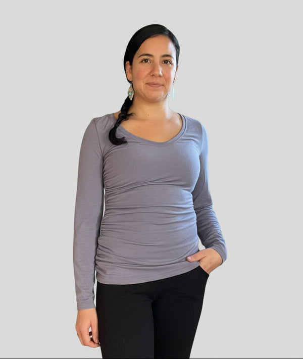 Asymmetric Tee (sleeve and neck options)