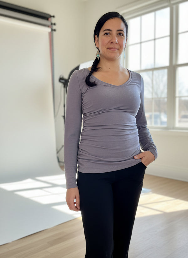 Asymmetric Tee (sleeve and neck options)