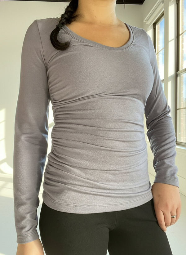 Asymmetric Tee (sleeve and neck options)