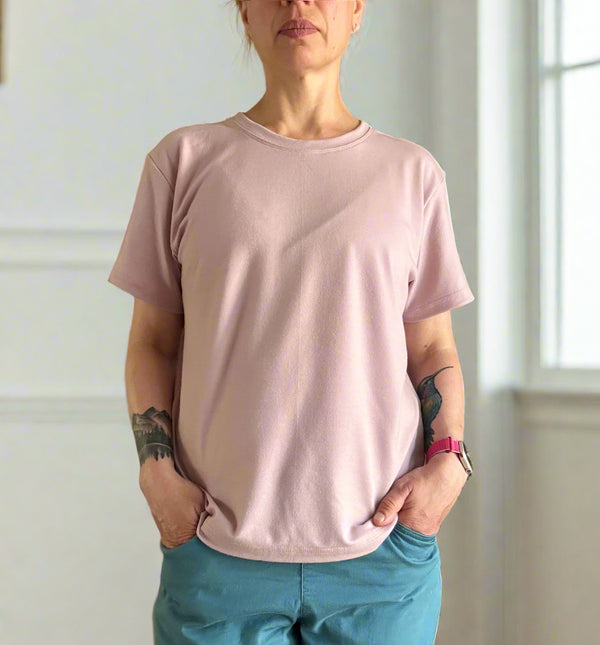 The Boyfriend-Girlfriend tee (sleeve, length, hood options)