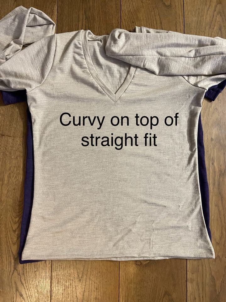 V-neck (sleeve and fit options)