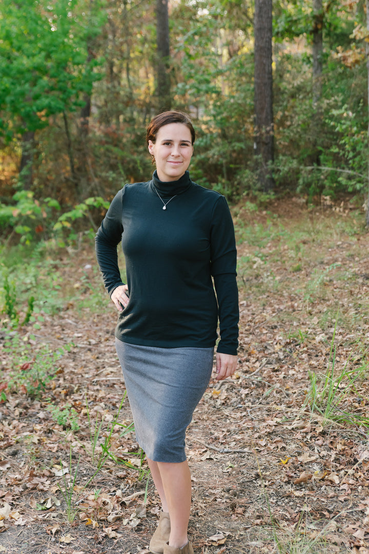 Modern Turtleneck (sleeve, neck, length options)