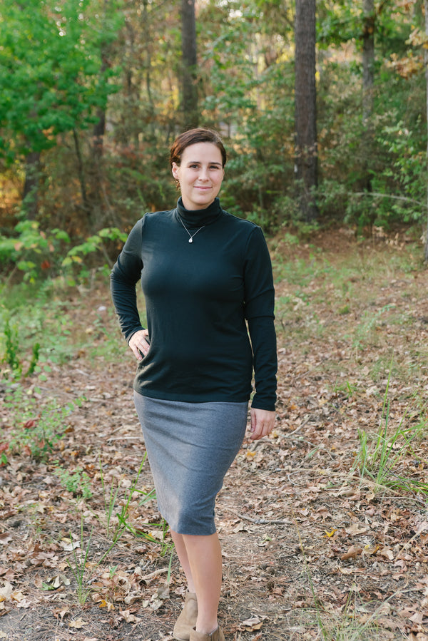 Modern Turtleneck (sleeve, neck, length options)