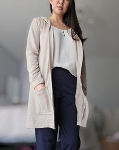 Interlock/Merino Jersey: Fairy Tale Cardigan