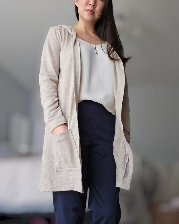 Interlock/Merino Jersey: Fairy Tale Cardigan