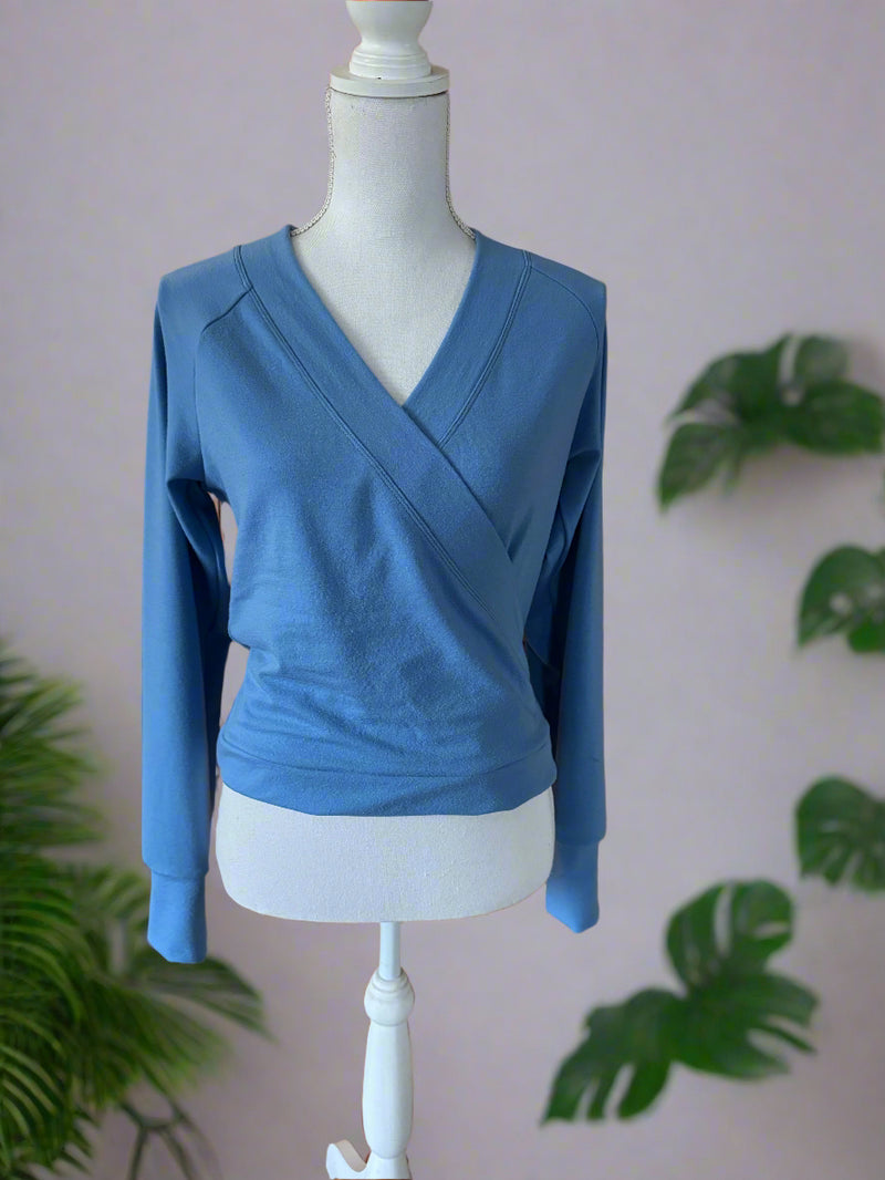 humbird riverbend crossover raglan in riviera root fabric