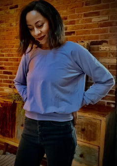 Relaxed Fit Raglan Shirt (sleeve, length, hood, pocket options)