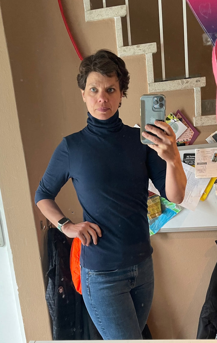Modern Turtleneck (sleeve, neck, length options)