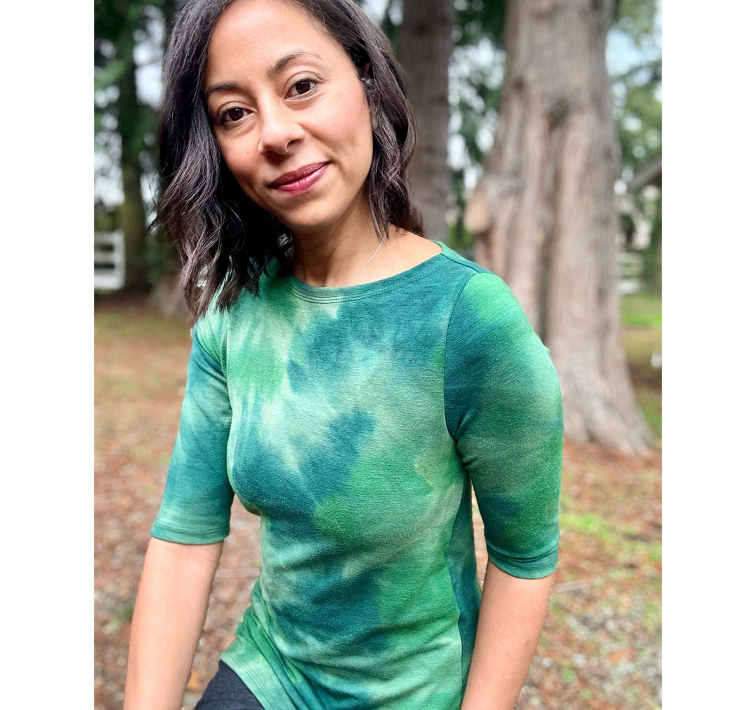 Builder Tee (sleeve, length, neckline, and hemline options)