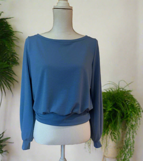 Bishop Sleeve Top (hemline and fit options)