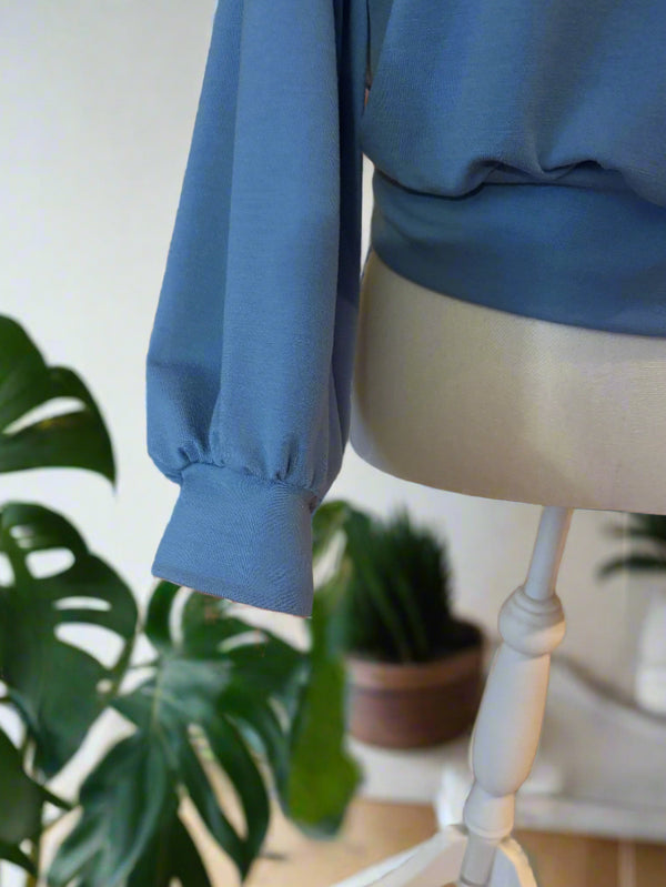 Bishop Sleeve Top (hemline and fit options)