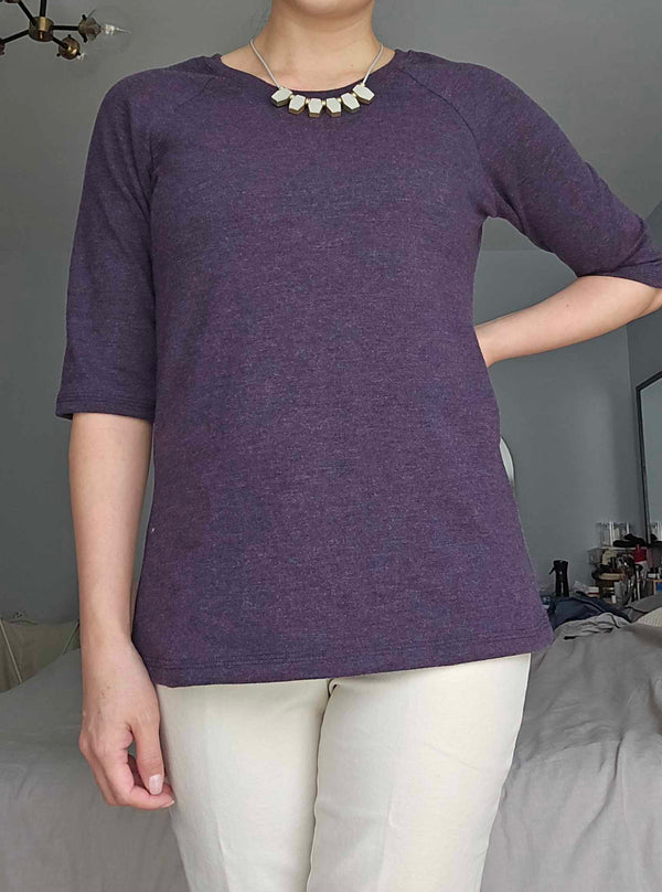 Slim Fit Raglan Shirt (sleeve, length, hood, pocket options)