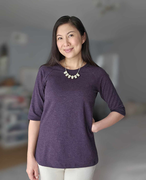 Slim Fit Raglan Shirt (sleeve, length, hood, pocket options)