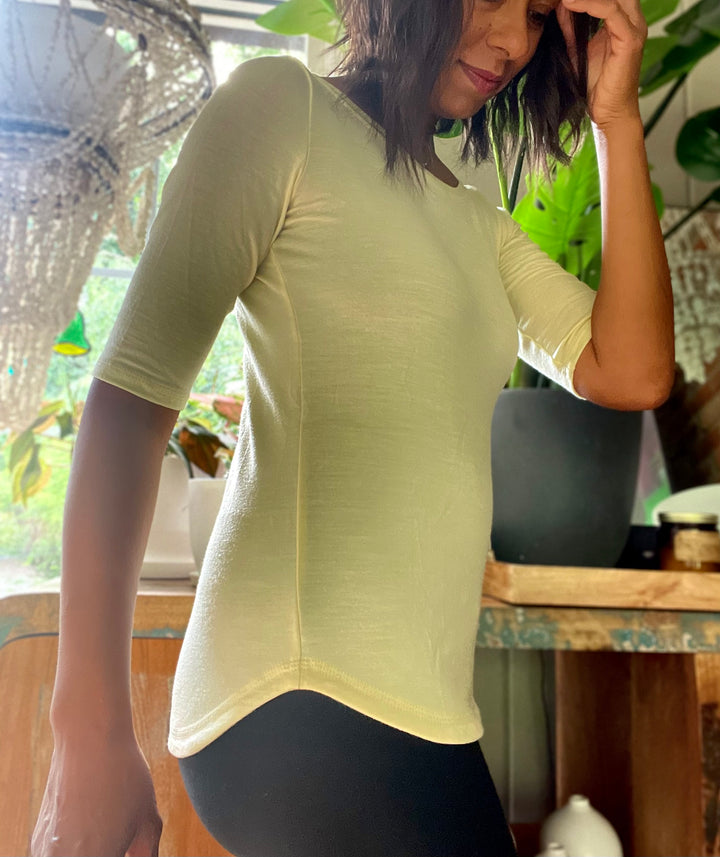 Builder Tee (sleeve, length, neckline, and hemline options)