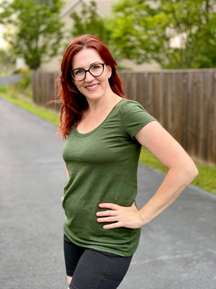 Builder Tee (sleeve, length, neckline, and hemline options)