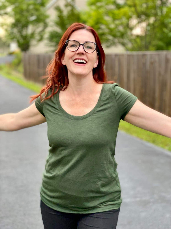 Builder Tee (sleeve, length, neckline, and hemline options)