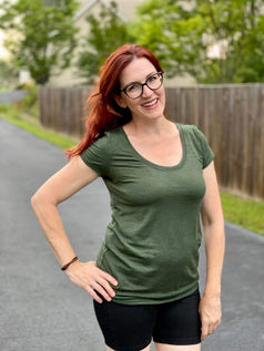 Builder Tee (sleeve, length, neckline, and hemline options)