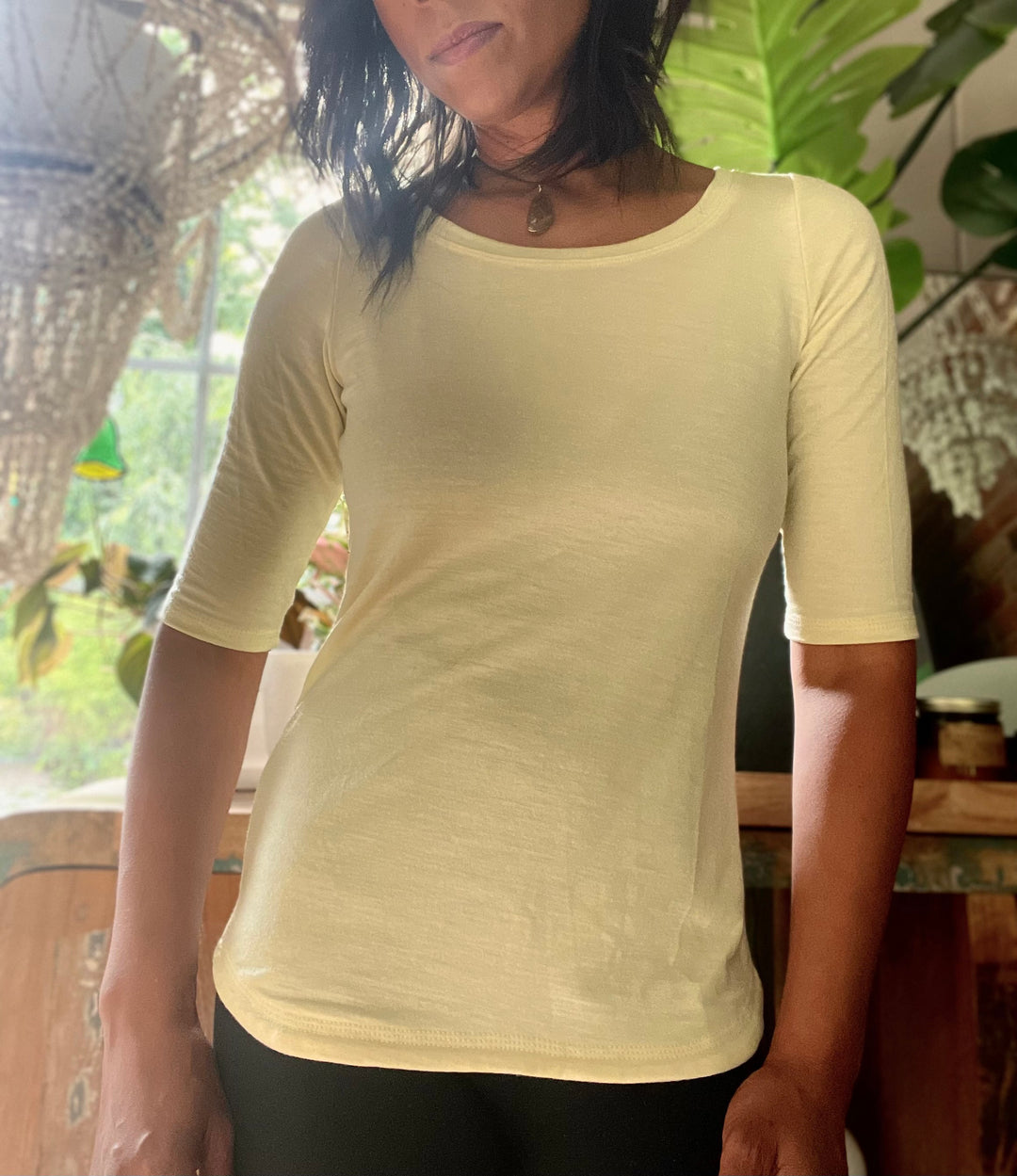 Builder Tee (sleeve, length, neckline, and hemline options)