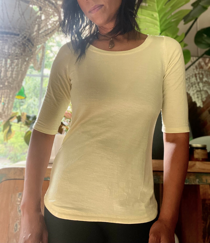 Builder Tee (sleeve, length, neckline, and hemline options)