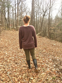 Relaxed Fit Raglan Shirt (sleeve, length, hood, pocket options)