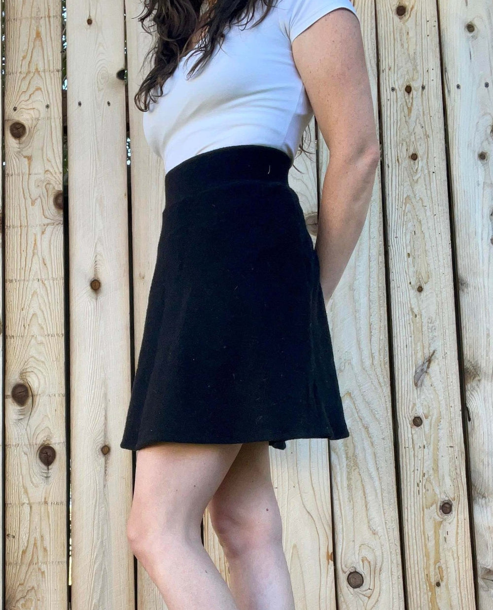 a line in fabric style