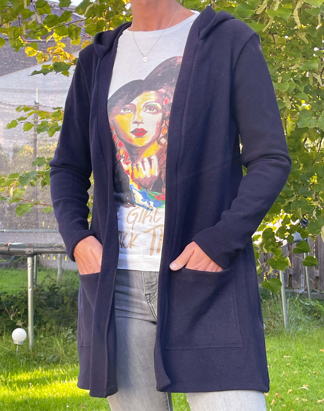 Interlock/Merino Jersey: Fairy Tale Cardigan