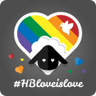 #HBloveislove stickers/magnets/pins