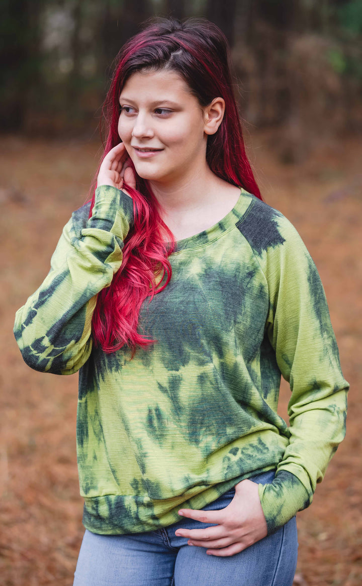 Slouchy Raglan (hemline, sleeve, and neckline options)