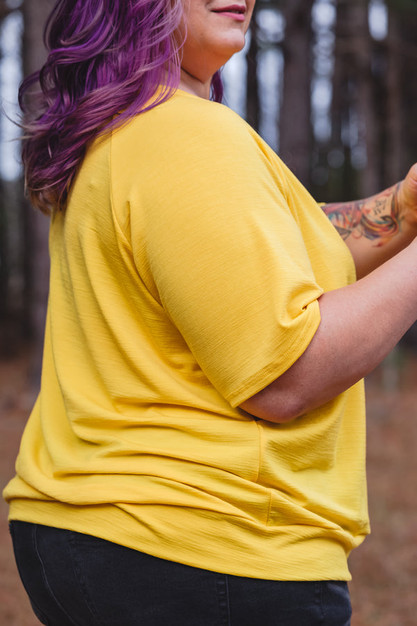 Slouchy Raglan (hemline, sleeve, and neckline options)