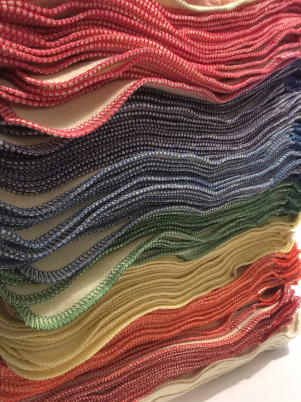 wool liners in many shades of serging