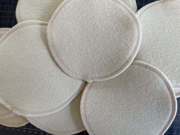 Wool Nursing Pads in Natural